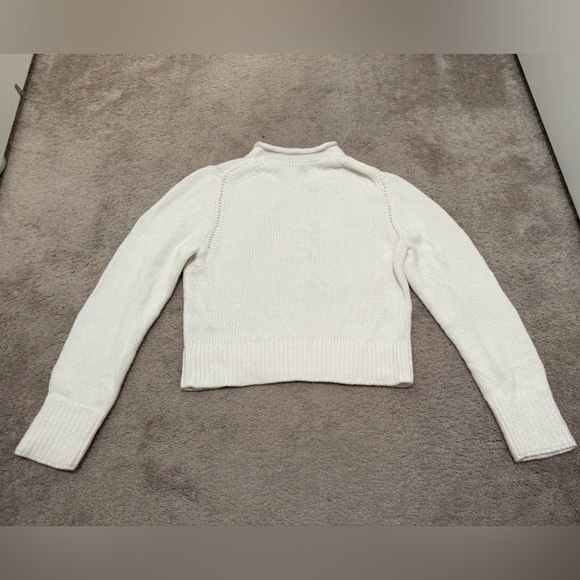 J. Crew White Rollneck Sweater - Picture 4 of 4
